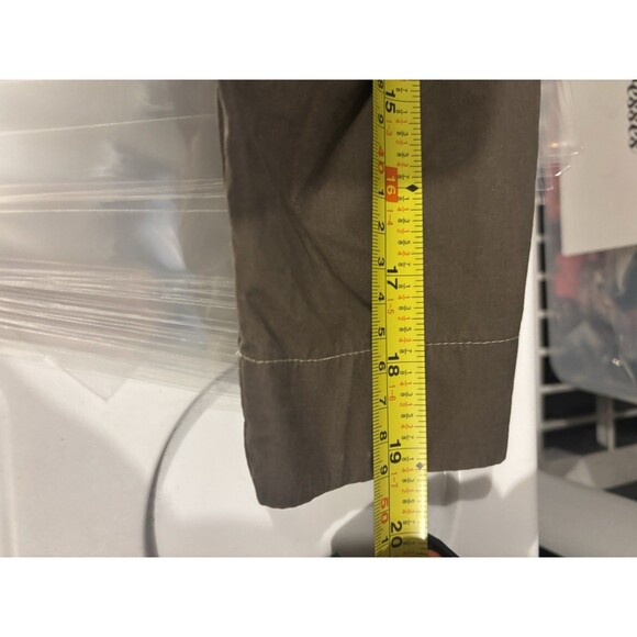 Rozae Nichols 90s Button up shirt top blouse  Artsy Boho sz 4 S USA Taupe Tom - Picture 5 of 16